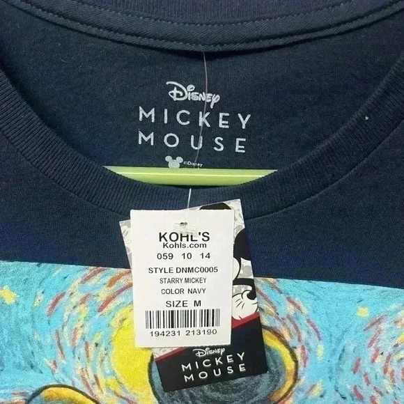 Mickey Mouse Navy Tshirt - Picture 3 of 3